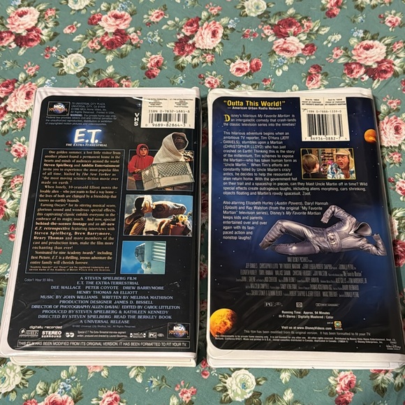📼 Lot: E.T. The Extra-Terrestrial & My Favorite Martian. Used/like new VHS 🍿💫 - Picture 5 of 10